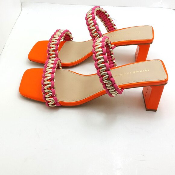 Fashion to Figure Jess Women's Wide Width Heeled Sandals - Size 10 - Picture 4 of 13